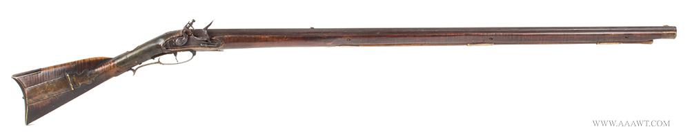 Silas Allen Sr. (1750-1834) Flintlock Musket, Signed, Full Stock, Original Surface Shrewsbury, Massachusetts, Circa 1795-1810, Image 1